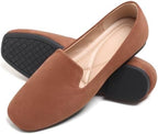 SAILING LU Women's Pointy Toe Ballets Flats PU Leather - Image 3