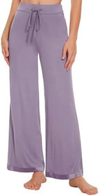 WiWi Bamboo Viscose Pajama Pants for Women Plus Size Cooling Bottoms S-4X by WiWi