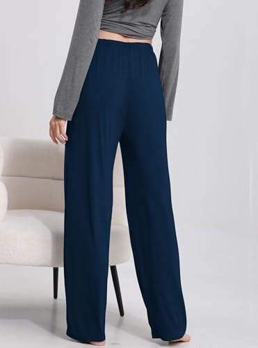 FEQO 3 Pack Women's Lounge Pants Wide Leg Yoga Pants Pajama Bottoms - Image 3