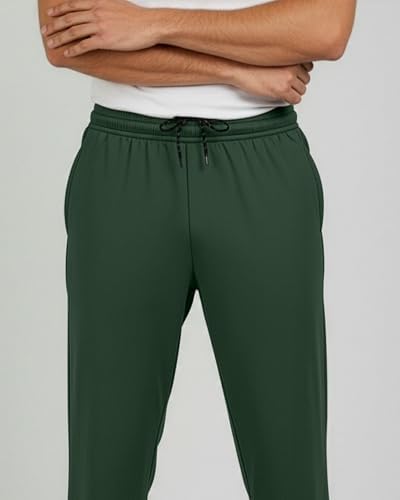 3 Pack Men's Mesh Sweatpants Open Bottom Lounge Workout Track Gym Pants - Image 2