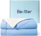Bedtter Cooling Comforter, Cooling Blankets for Hot Sleepers & Night Sweats, Dual-Sided Cool Tech, Lightweight Breathable & Soft Summer Comforter, Cold Bed Blanket, Twin Size 68x90 Inches, Blue by Bedtter