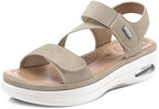 mysoft Women's Comfortable Walking Sandals Platform Wedge Ankle Strap by mysoft