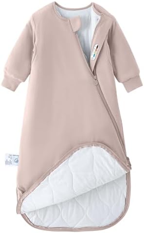 KaiyaBaby Organic Cotton Baby Sleep Sack, Long Sleeve 3.5 TOG, 0-6M by KaiyaBaby