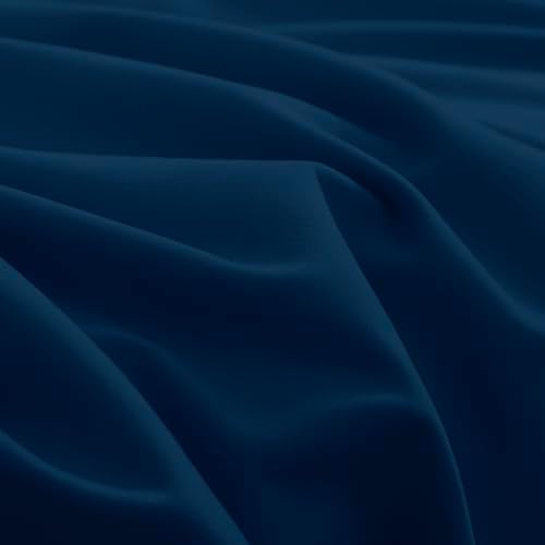 Mocassi Twin Size 4-Piece Bed Sheet Set - 1800 Premium Hotel Quality Microfiber 18-24 Inches Extra Deep Pocket Fitted Sheet- Luxury Soft, Breathable, Wrinkle, and Fade Resistant, Navy Blue - Image 7