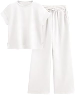PRETTYGARDEN 2 Piece Sets For Women 2026 Summer Outfits Casual by PRETTYGARDEN