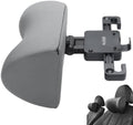 Adjustable U-Shaped Car Headrest Pillow, 180° Head Neck Pillow for Driving Support Seat Ergonomic Design Leather Comfortable Short Trips Supporting Long Ride Travel Sleeping Essentials(Cloth-Gray) by Unknown