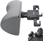 Adjustable U-Shaped Car Headrest Pillow, 180° Head Neck Pillow for Driving Support Seat Ergonomic Design Leather Comfortable Short Trips Supporting Long Ride Travel Sleeping Essentials(Cloth-Gray) by Unknown