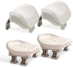 Intex 28505E PureSpa Foam Headrest (2 Pack) & Intex 28502E Hot Tub Seat (2 Pack) by Unknown