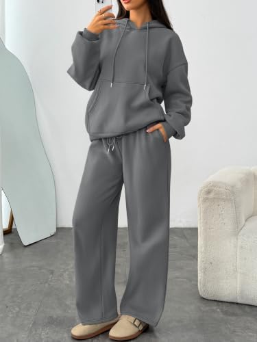 Trendy Queen Womens 2 Piece Lounge Sweat Sets Matching Sweatsuits - Image 2