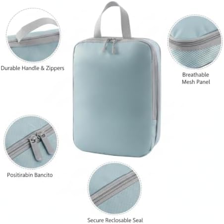 Multipurpose Manual Compression Bags for Travel & Home, PP Space Saver Organizers, 13.8 x 9.8 Inch No-Vacuum Storage Solution - Image 6