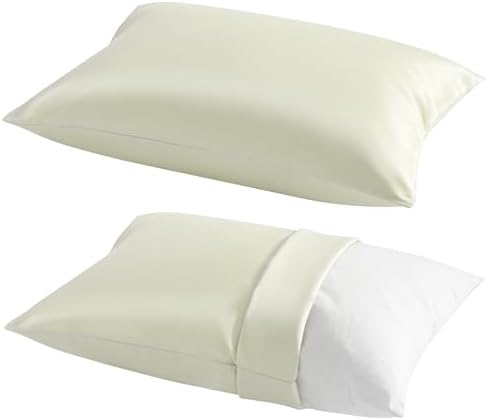 NTBAY Toddler Pillows with Pillowcases Set, 4 Piece 13 x 18, Ivory by NTBAY