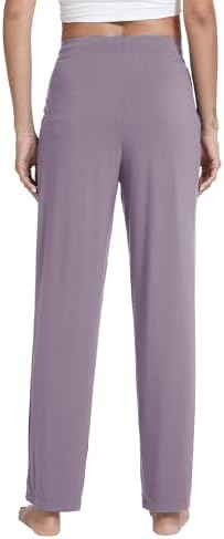 WiWi Pajama Pants for Women Viscose from Bamboo Super Soft Wide Leg Cooling Sweatpants Drawstring Bottoms Sleep Pj Pant S-XXL - Image 2