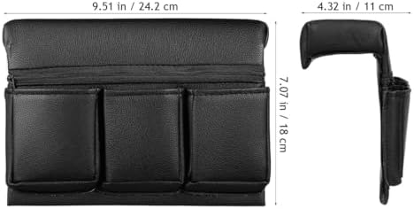 Hemobllo Car Window Armrest Storage Box – Leather Door Armrest Pad with Pocket, 8.5In Wide, Keeps Phone & Keys Organized, Easy Install & Clean, for Sedans, SUVs, Trucks - Image 3