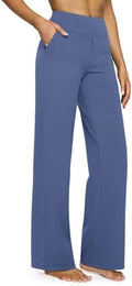 G4Free Yoga Pants for Women Wide Leg Pants with Pockets High Waisted by G4Free