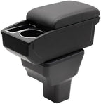 YJYWZH Armrest Box for Nissan Versa Almera Accessories, Black Thread by YJYWZH