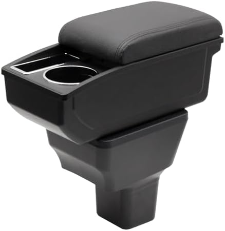YJYWZH Armrest Box for Nissan Versa Almera Accessories, Black Thread by YJYWZH