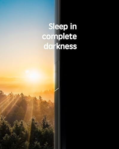 Yoolax Adjustable Aluminum Light Blockers for Window Shades, 2PCS, Black, L - Image 2