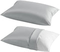 NTBAY Toddler Pillows with Pillowcases Set, 4 Piece 13 x 18, Light Grey by NTBAY