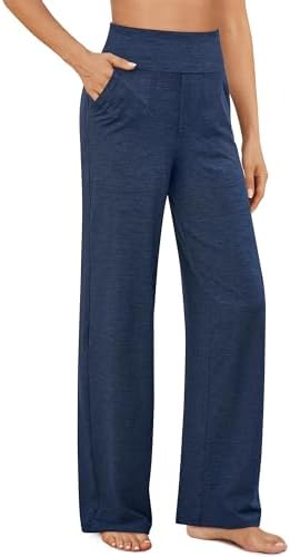 G4Free Yoga Pants for Women Wide Leg Pants with Pockets High Waisted by G4Free