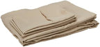Sweet Home Collection 5 Piece Comforter Set Bag Solid Color All Season Soft Down Alternative Blanket & Luxurious Microfiber Bed Sheets, Beige, Twin XL - Image 3