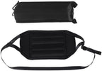 2 Sets Adjustable Wheelchair Footrest Hammock with Bag, Black by Luxshiny
