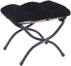 LITA Folding Ottoman, Foldable Footrest Stool, Portable Small Foot Stool for Couch, Collapsible Foot Rest Ottoman for Sofa, Accent Padded Ottomans for Lazy Chair, Living Room, Bedroom by LITA