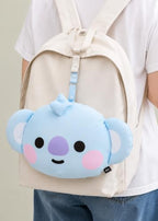 LINE FRIENDS Official BT21 Baby Tatton Reversible Neck Pillow - KOYA, 2-Side Travel Neck Pillow Cushion for Airplane, Road Trip Essentials, Kpop Merch, Gift for Girls and Kpop Fans, 1 Count - Image 4