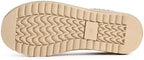 Litfun Women's Genuine Suede Fur Lined Slippers Fuzzy Winter House Shoes - Image 7