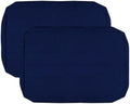 FLYMEI Patio Cushion Covers 28x13x4, Navy Blue, 2Packs by FLYMEI