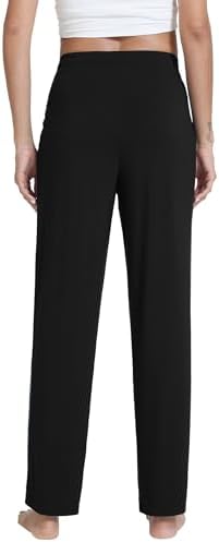 WiWi Pajama Pants for Women Viscose from Bamboo Super Soft Wide Leg Cooling Sweatpants Drawstring Bottoms Sleep Pj Pant S-XXL - Image 3
