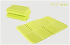 Stool Cushion 10PCS Foldable Portable Beach Camping Mat Waterproof Moisture-Proof Pad Small Picnic Mats Outdoor Folding Seat Cushion for Home Office Dining Room Kitchen(Fruit Green) - Image 2