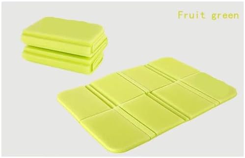 Stool Cushion 10PCS Foldable Portable Beach Camping Mat Waterproof Moisture-Proof Pad Small Picnic Mats Outdoor Folding Seat Cushion for Home Office Dining Room Kitchen(Fruit Green) - Image 2