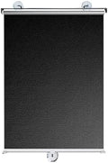 Blackout Roller Window Shades, Cordless Blinds No Tools No Drill Pull Down Window Shades W 12 16 18 24 28 31in, Thermal Insulated Fabric UV for Home, Office, Bedroom(Black,23" W x 42" H) by Unknown
