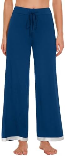 WiWi Bamboo Viscose Pajama Pants for Women Plus Size Cooling Bottoms S-4X by WiWi