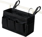 Bedside Organizer Iron Frame Multi-Pocket Hangable Basket by Unknown
