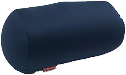 Bookishbunny 2pcs Micro Bead Microbead Roll Pillow Cushion for Bed Back Neck Head Body Support, 13" x 7", Various Designs (Navy+Diamond) - Image 2