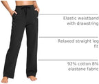 SANTINY 31"/33"/35" Women's Tall Cotton Sweatspants Lounge - Image 4