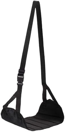 2Pcs Airplane Foot Hammock Adjustable Rest Portable Travel Leg Flight Sling for Airplane, Office, Under Desk, Car - Image 4