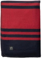 Arcturus Rainier Wool Throw Blanket – 50"x60" Throw for Sofa or Bed – Classic Heritage Striped Design – Perfect for Cozy Home Decor & Outdoor Fire Pits (Lava Canyon) by Arcturus
