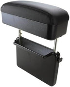 FEXON Car Armrest Storage Box, Adjustable Height Seat Gap Organizer, Black by FEXON