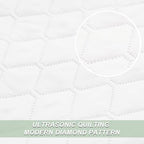 Exclusivo Mezcla Reversible California King Quilt Set, White - Image 4