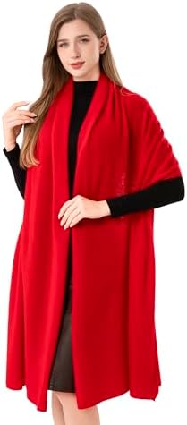 Cashmere Wrap Soft Knitted Scarf Stole for Women Airplane Travel Blanket Shawl 87x28 IN Extra Large Pashmina - Image 2