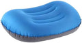 Travel Pillow with Ultralight Inflatable for Neck Lumbar Support Upgrade Backpacking(Blue) by Unknown