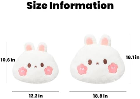 Cartoon Car Seat Cushion Lumbar Support Pillow&Neck Pillow Office Chair SUV (Rabbit Sets) - Image 7