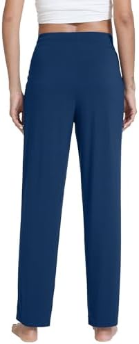WiWi Pajama Pants for Women Viscose from Bamboo Super Soft Wide Leg Cooling Sweatpants Drawstring Bottoms Sleep Pj Pant S-XXL - Image 3