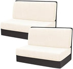 Eco-Ancheng RV Dinette Cushion Covers Seat Covers Camper Cushions Slipcover by Eco-Ancheng