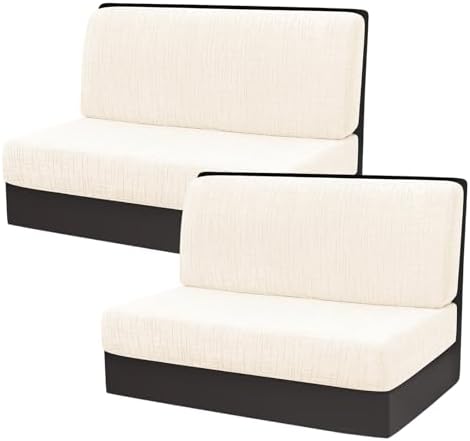 Eco-Ancheng RV Dinette Cushion Covers Seat Covers Camper Cushions Slipcover by Eco-Ancheng