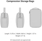 Multipurpose Manual Compression Bags for Travel & Home, PP Space Saver Organizers, 13.8 x 9.8 Inch No-Vacuum Storage Solution - Image 7