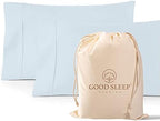 1000 TC Standard Pillowcases Set of 2 100% Egyptian Cotton Pillow Cases by GoodSleepBedding