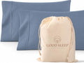 1000 TC Standard Pillowcases Set of 2 100% Egyptian Cotton Pillow Cases by GoodSleepBedding